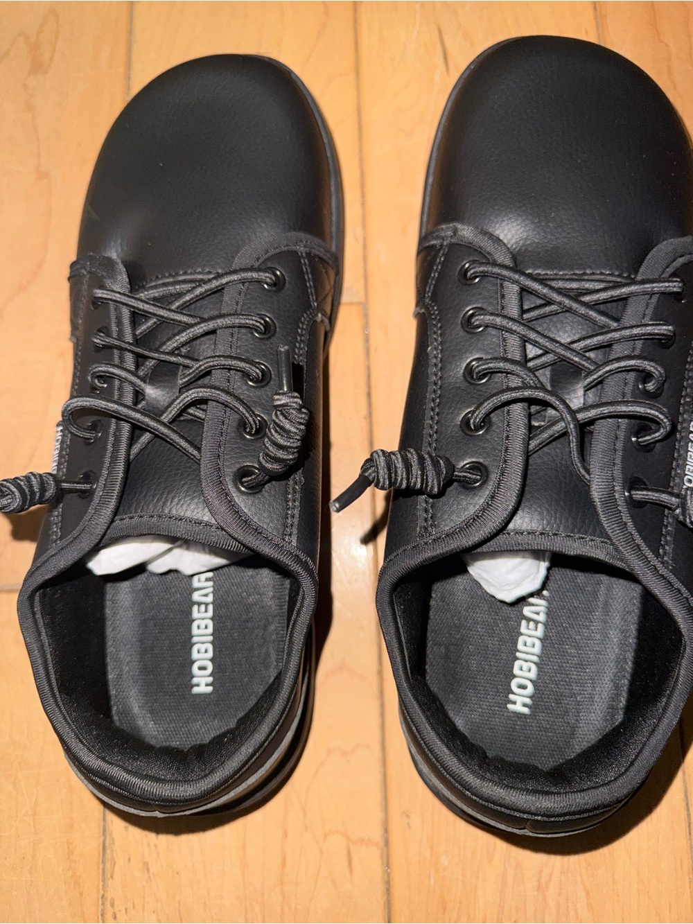 Men's  Hobibear Black Casual Lace-Up Shoes